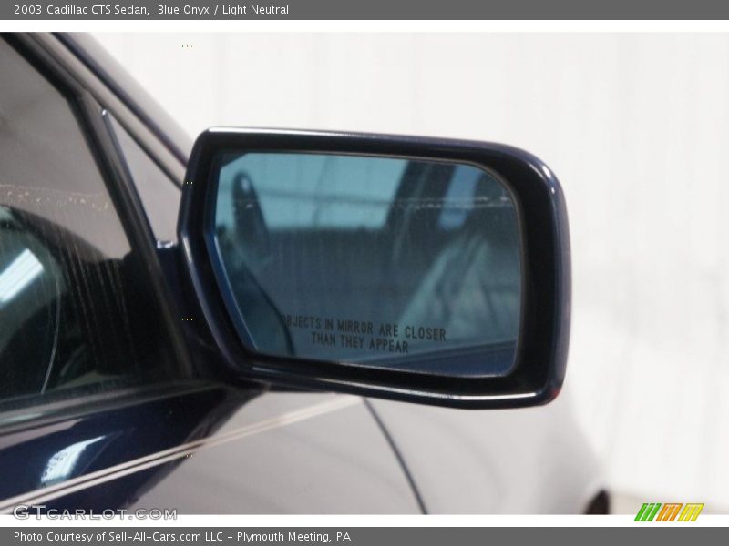 Blue Onyx / Light Neutral 2003 Cadillac CTS Sedan