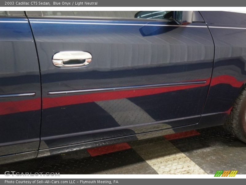 Blue Onyx / Light Neutral 2003 Cadillac CTS Sedan