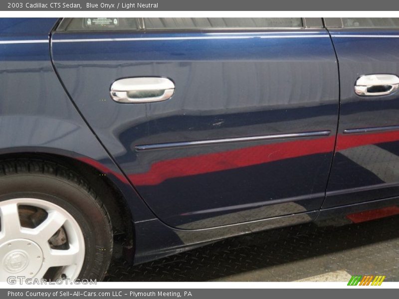 Blue Onyx / Light Neutral 2003 Cadillac CTS Sedan