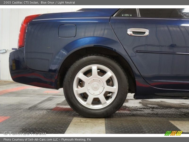 Blue Onyx / Light Neutral 2003 Cadillac CTS Sedan