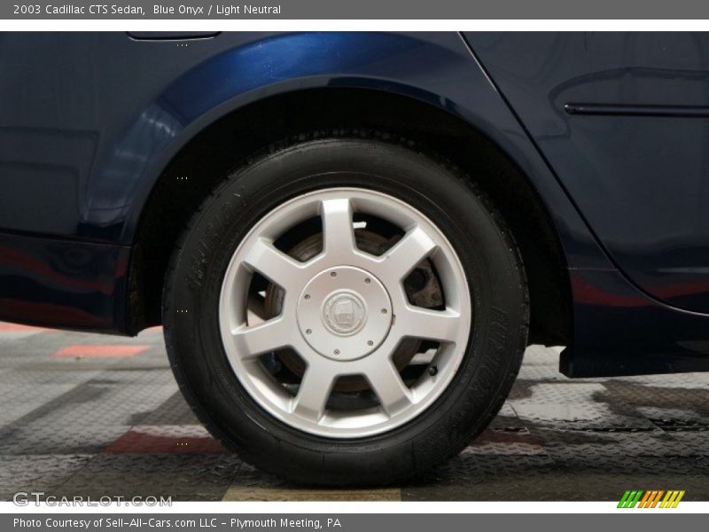 Blue Onyx / Light Neutral 2003 Cadillac CTS Sedan