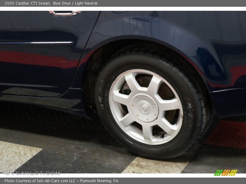 Blue Onyx / Light Neutral 2003 Cadillac CTS Sedan