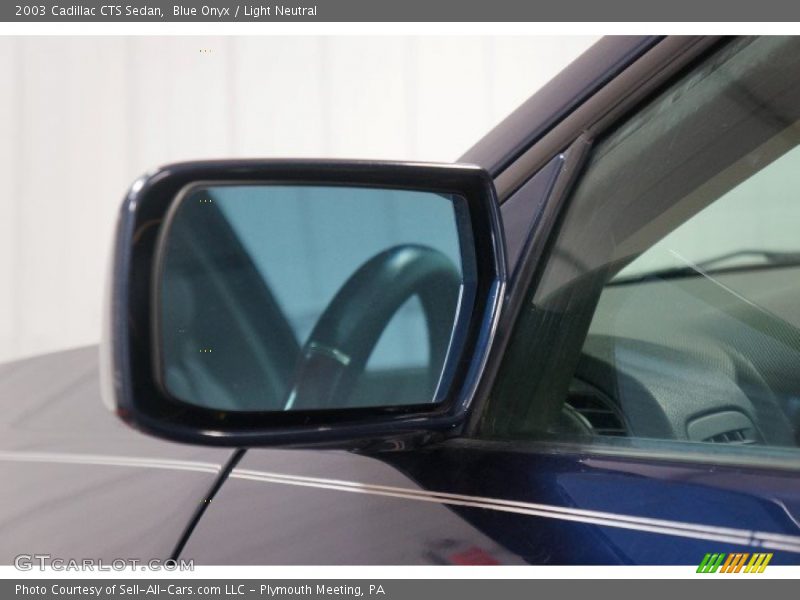 Blue Onyx / Light Neutral 2003 Cadillac CTS Sedan