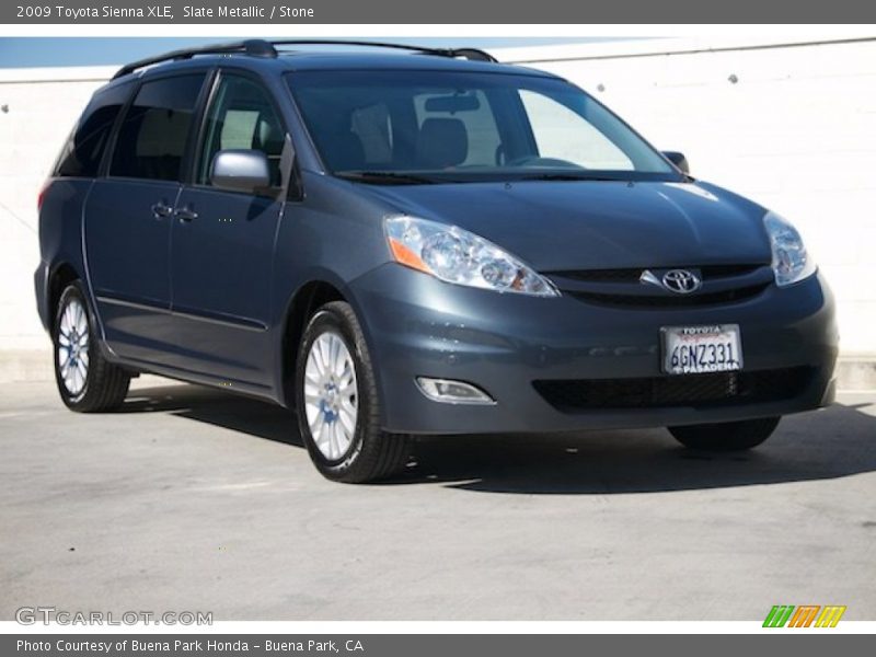 Slate Metallic / Stone 2009 Toyota Sienna XLE