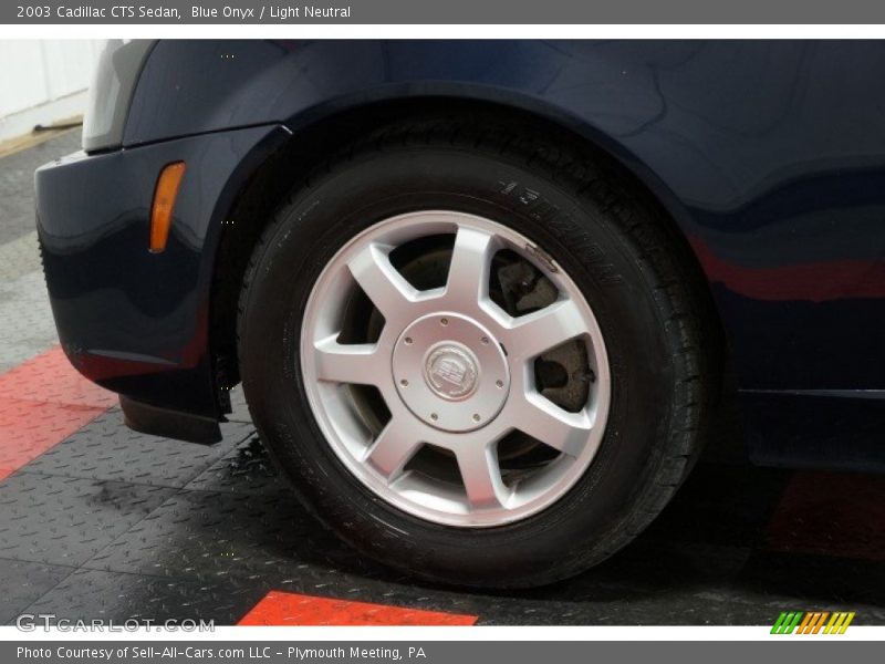 Blue Onyx / Light Neutral 2003 Cadillac CTS Sedan
