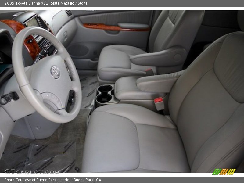 Slate Metallic / Stone 2009 Toyota Sienna XLE