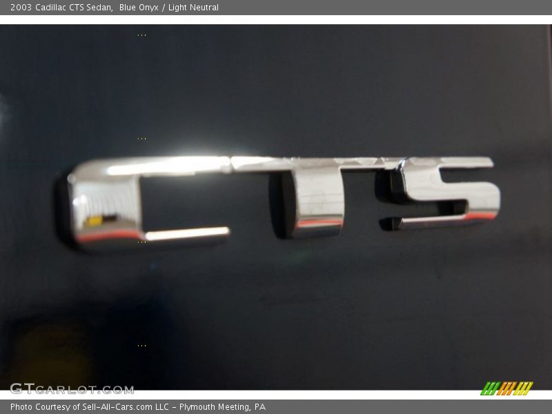 Blue Onyx / Light Neutral 2003 Cadillac CTS Sedan
