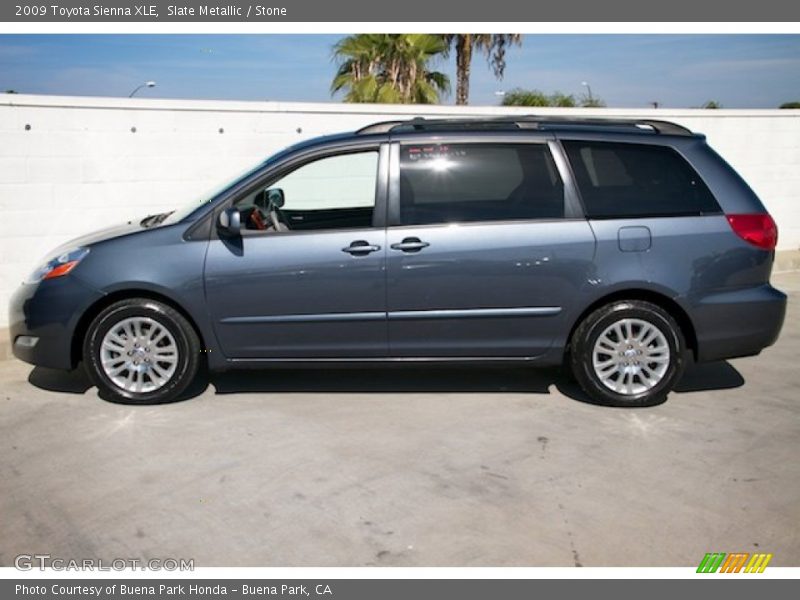 Slate Metallic / Stone 2009 Toyota Sienna XLE