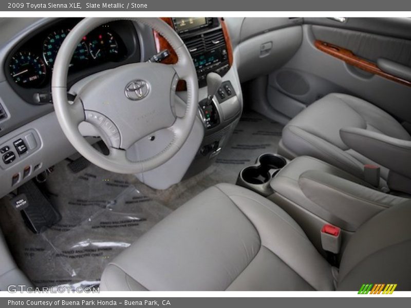 Slate Metallic / Stone 2009 Toyota Sienna XLE
