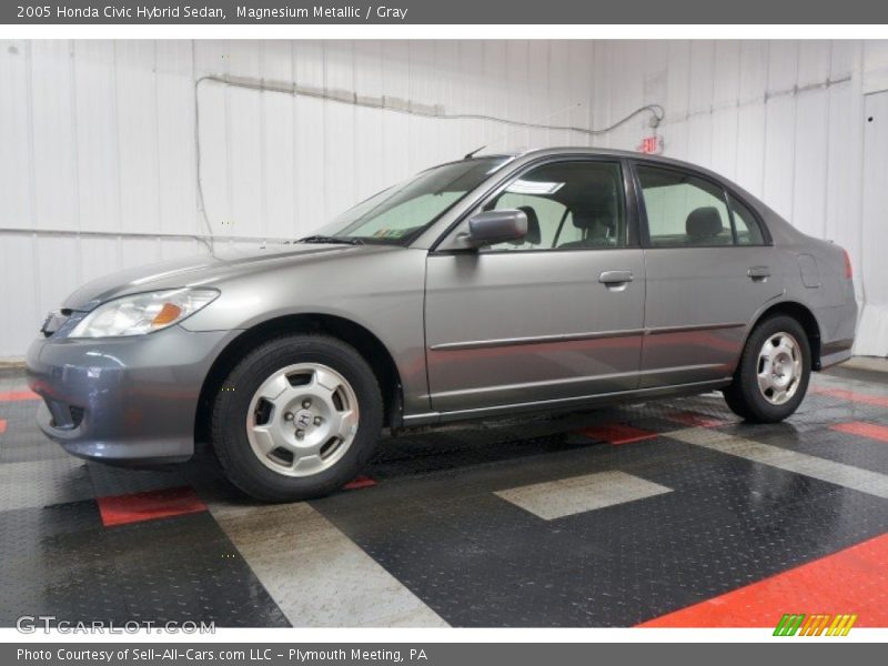 Magnesium Metallic / Gray 2005 Honda Civic Hybrid Sedan