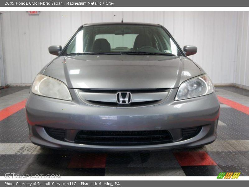 Magnesium Metallic / Gray 2005 Honda Civic Hybrid Sedan