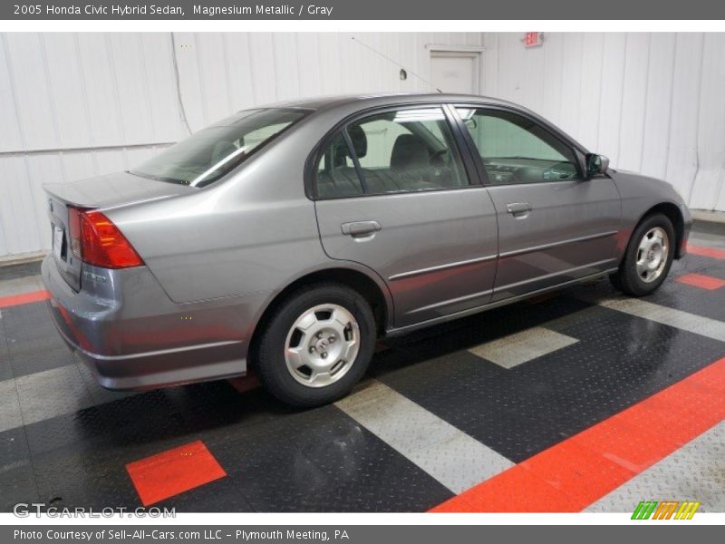 Magnesium Metallic / Gray 2005 Honda Civic Hybrid Sedan