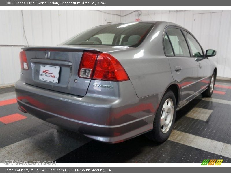 Magnesium Metallic / Gray 2005 Honda Civic Hybrid Sedan