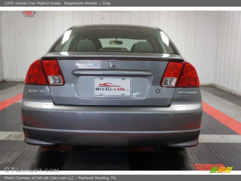 Magnesium Metallic / Gray 2005 Honda Civic Hybrid Sedan