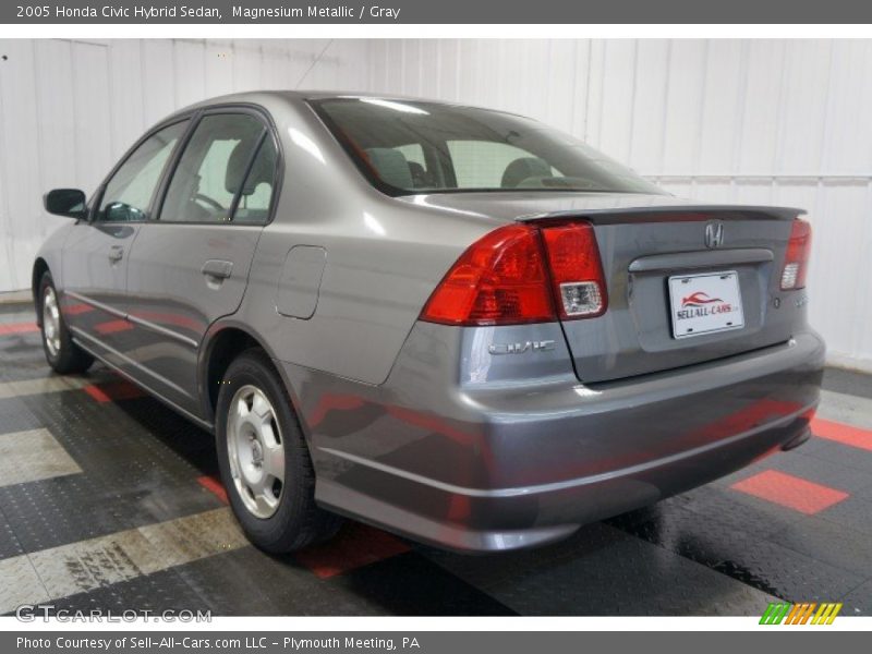 Magnesium Metallic / Gray 2005 Honda Civic Hybrid Sedan