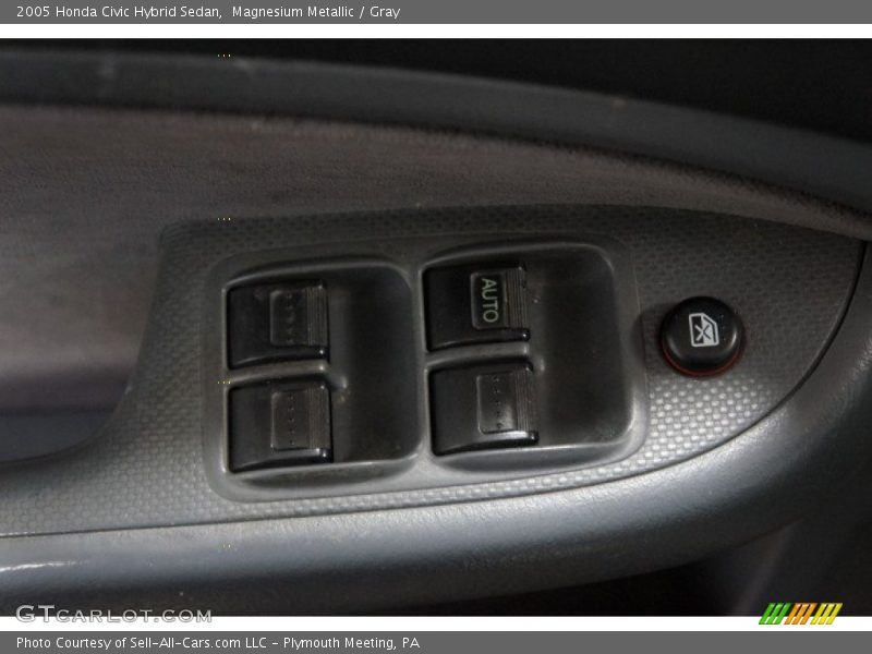 Magnesium Metallic / Gray 2005 Honda Civic Hybrid Sedan