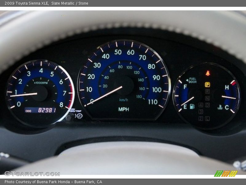 Slate Metallic / Stone 2009 Toyota Sienna XLE