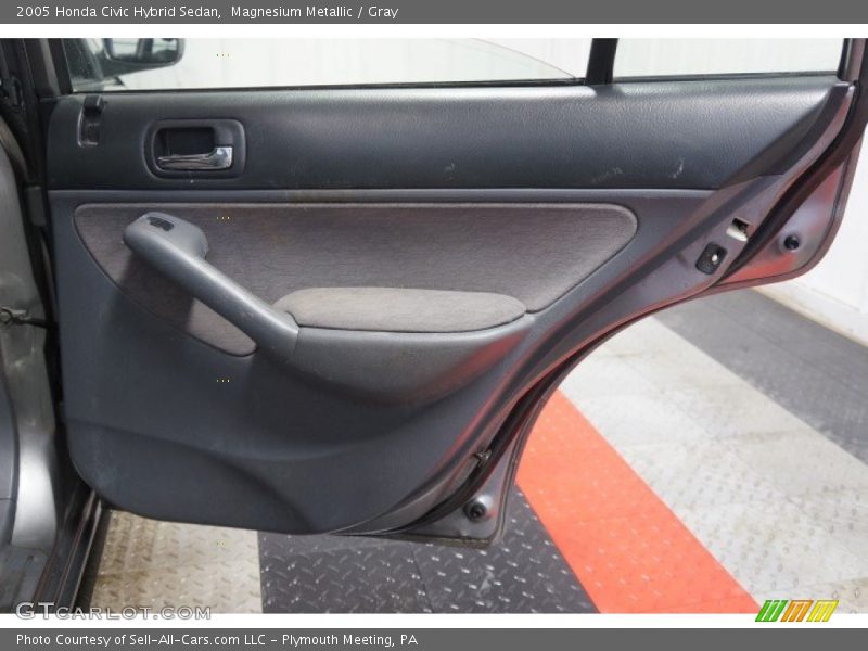 Magnesium Metallic / Gray 2005 Honda Civic Hybrid Sedan