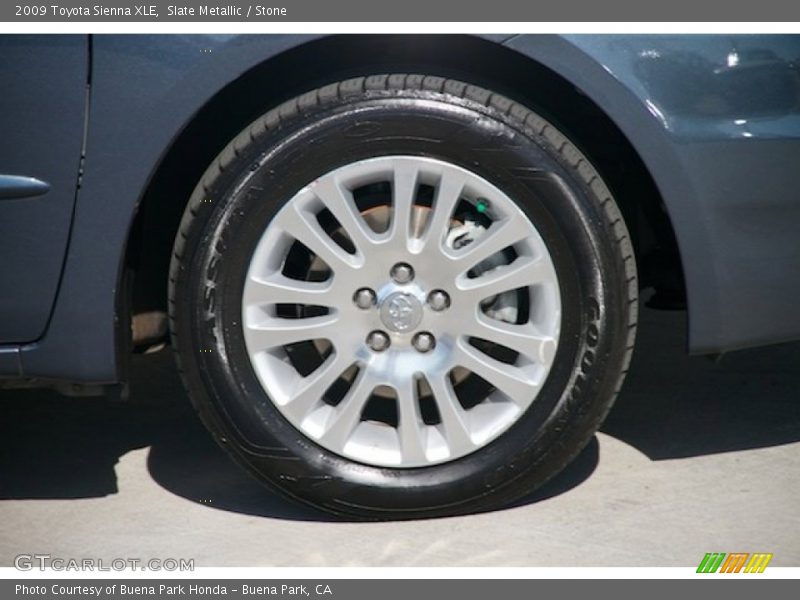 Slate Metallic / Stone 2009 Toyota Sienna XLE