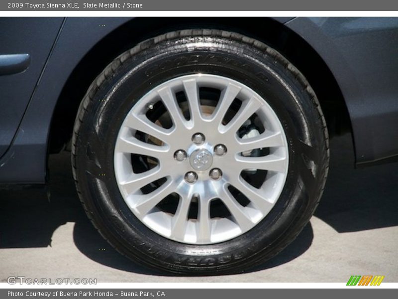 Slate Metallic / Stone 2009 Toyota Sienna XLE