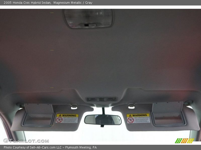 Magnesium Metallic / Gray 2005 Honda Civic Hybrid Sedan
