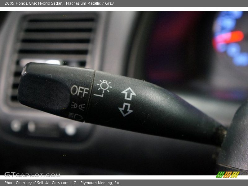 Magnesium Metallic / Gray 2005 Honda Civic Hybrid Sedan
