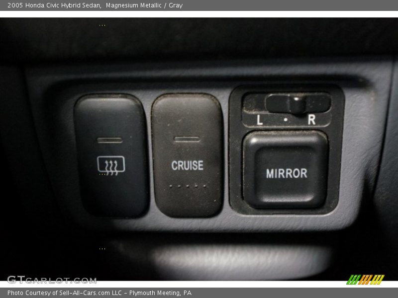 Magnesium Metallic / Gray 2005 Honda Civic Hybrid Sedan