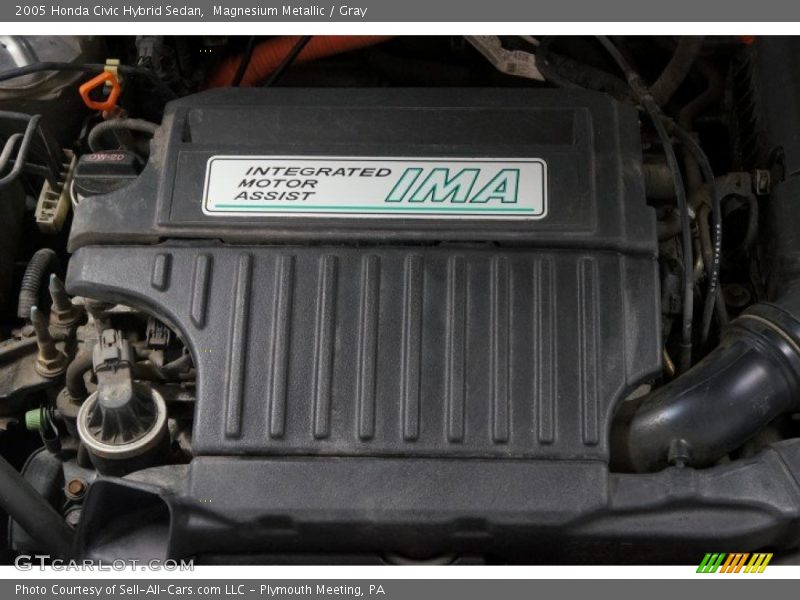 Magnesium Metallic / Gray 2005 Honda Civic Hybrid Sedan