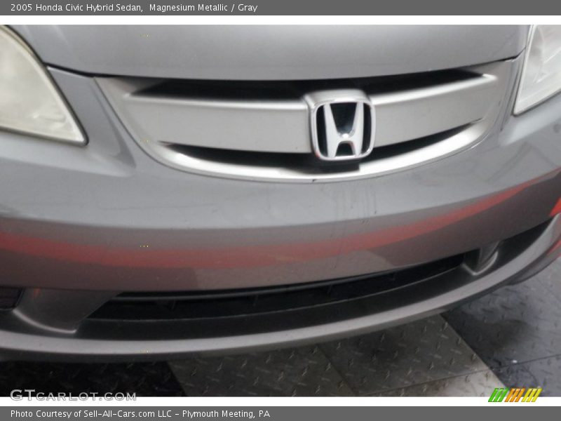 Magnesium Metallic / Gray 2005 Honda Civic Hybrid Sedan
