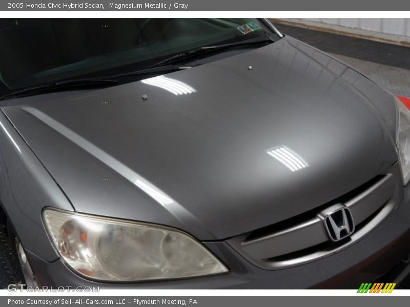 Magnesium Metallic / Gray 2005 Honda Civic Hybrid Sedan