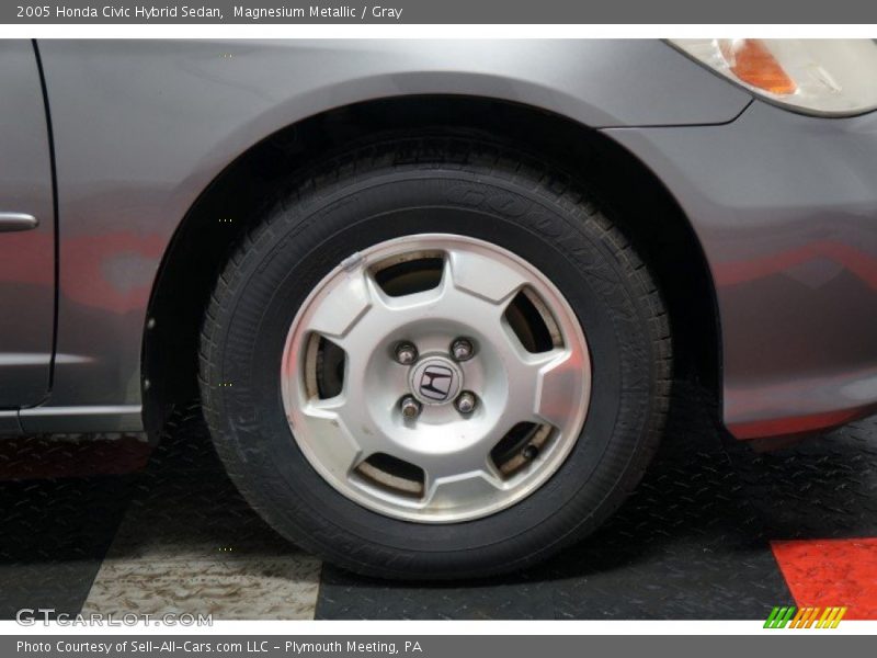 Magnesium Metallic / Gray 2005 Honda Civic Hybrid Sedan