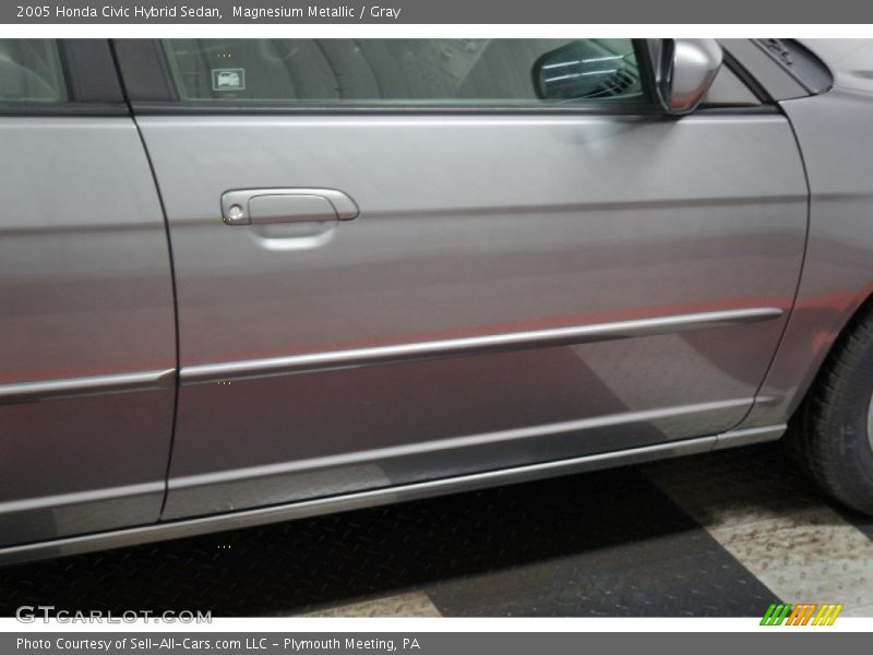 Magnesium Metallic / Gray 2005 Honda Civic Hybrid Sedan