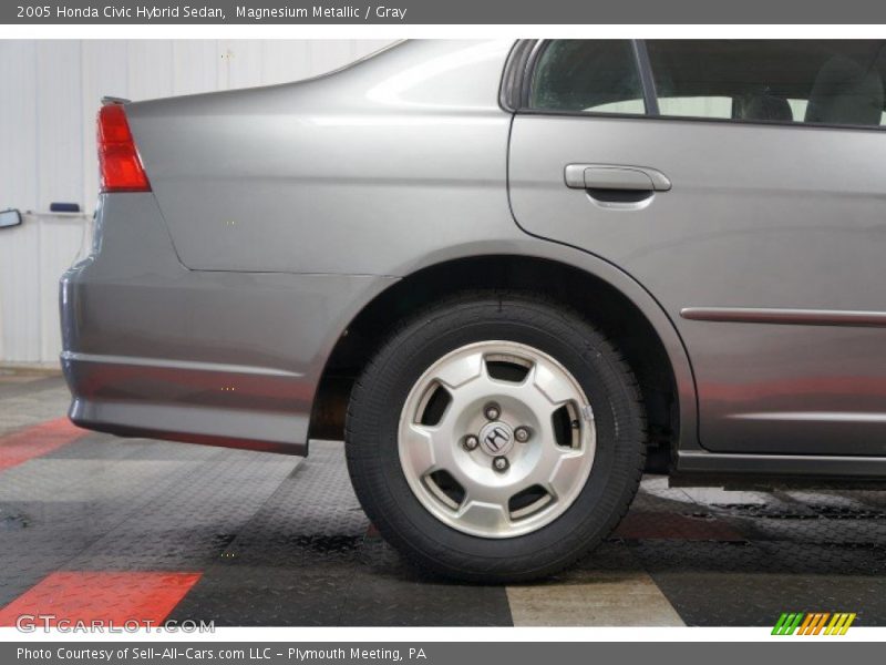 Magnesium Metallic / Gray 2005 Honda Civic Hybrid Sedan
