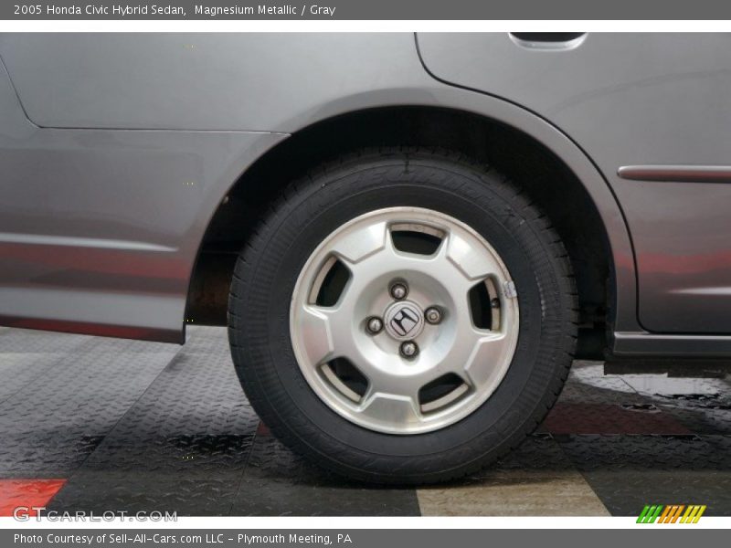 Magnesium Metallic / Gray 2005 Honda Civic Hybrid Sedan