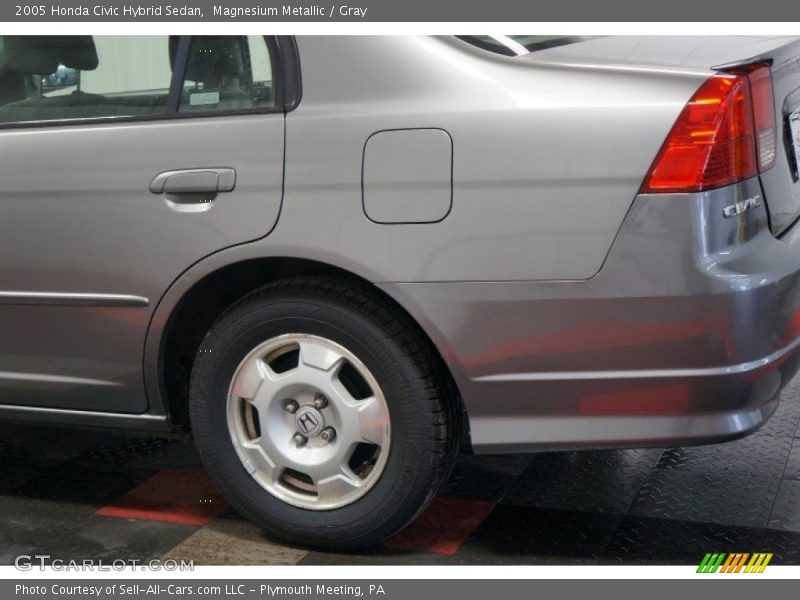 Magnesium Metallic / Gray 2005 Honda Civic Hybrid Sedan