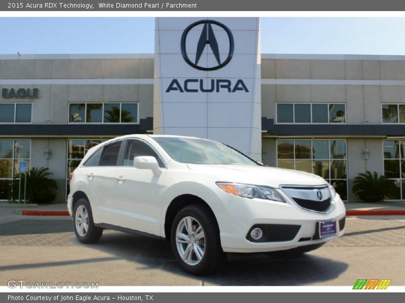 White Diamond Pearl / Parchment 2015 Acura RDX Technology