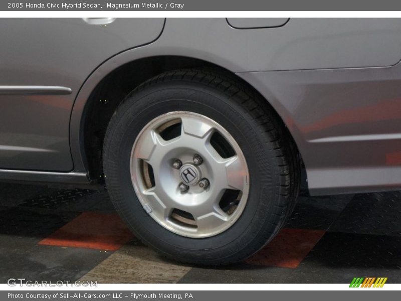 Magnesium Metallic / Gray 2005 Honda Civic Hybrid Sedan