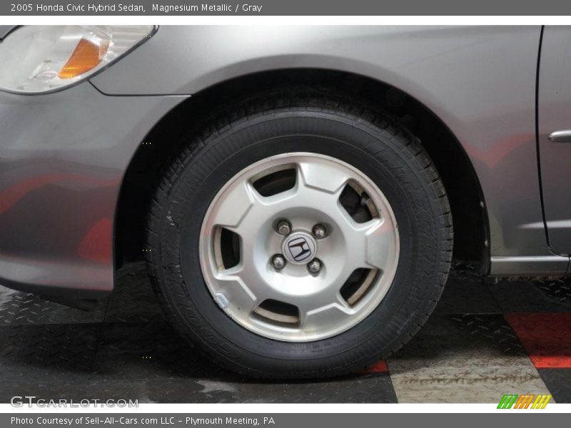 Magnesium Metallic / Gray 2005 Honda Civic Hybrid Sedan