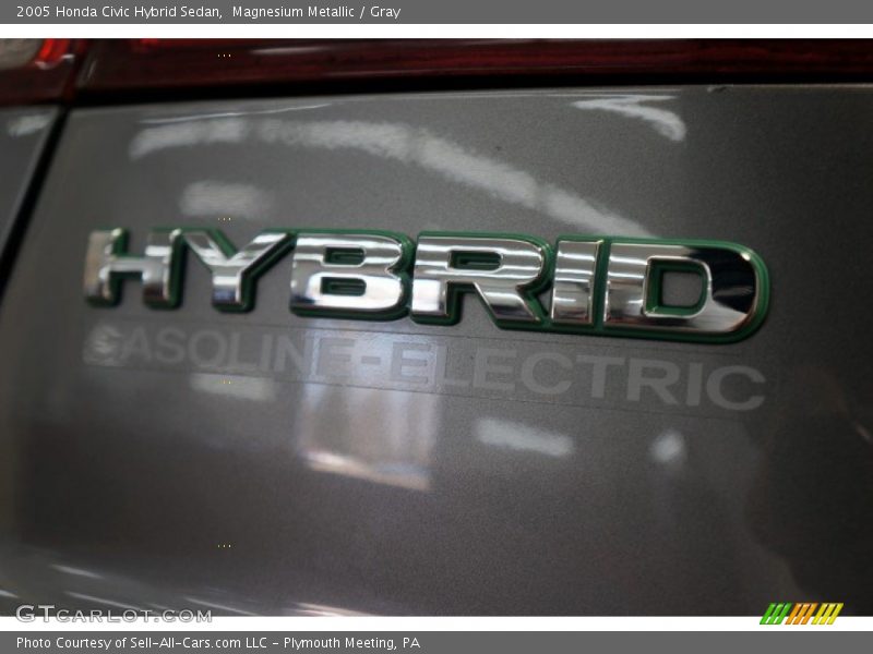 Magnesium Metallic / Gray 2005 Honda Civic Hybrid Sedan