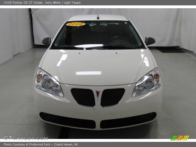 Ivory White / Light Taupe 2008 Pontiac G6 GT Sedan