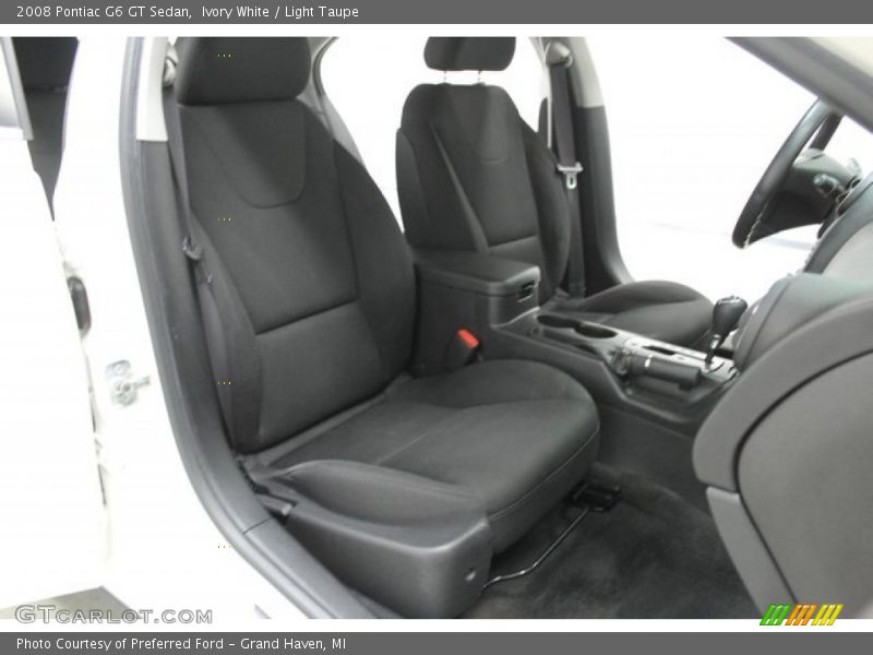 Ivory White / Light Taupe 2008 Pontiac G6 GT Sedan