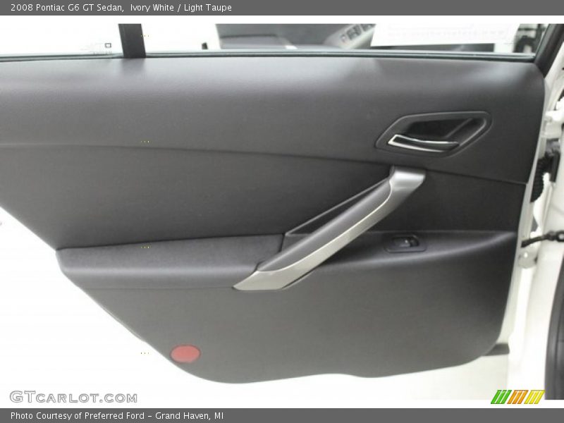 Ivory White / Light Taupe 2008 Pontiac G6 GT Sedan