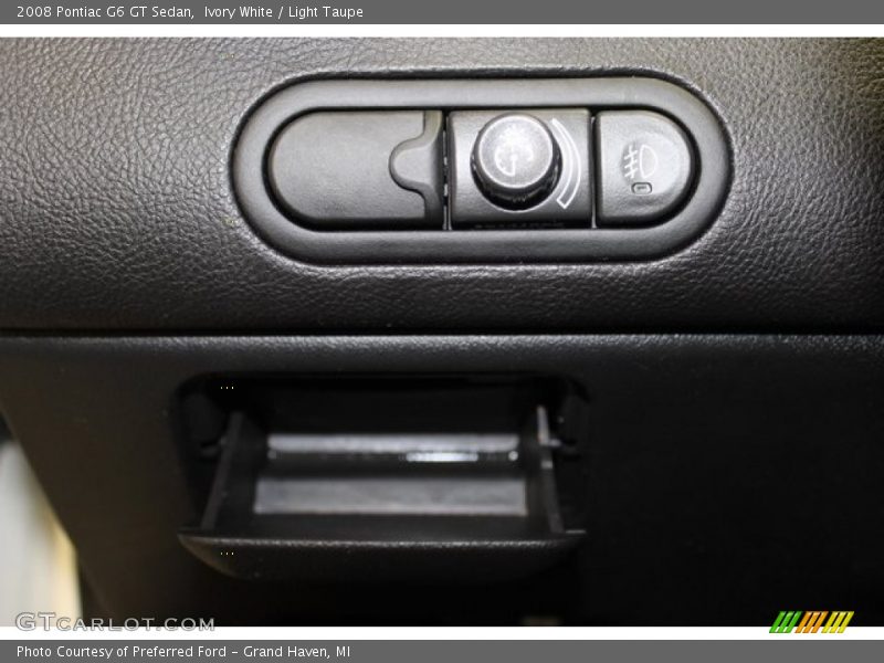 Ivory White / Light Taupe 2008 Pontiac G6 GT Sedan