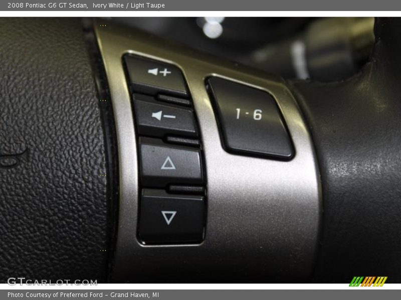 Ivory White / Light Taupe 2008 Pontiac G6 GT Sedan