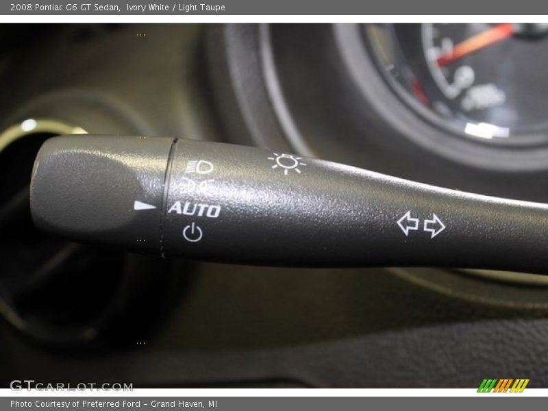Ivory White / Light Taupe 2008 Pontiac G6 GT Sedan