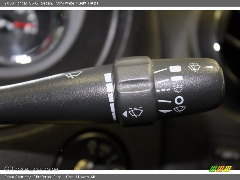 Ivory White / Light Taupe 2008 Pontiac G6 GT Sedan