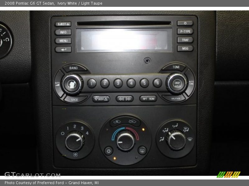 Ivory White / Light Taupe 2008 Pontiac G6 GT Sedan