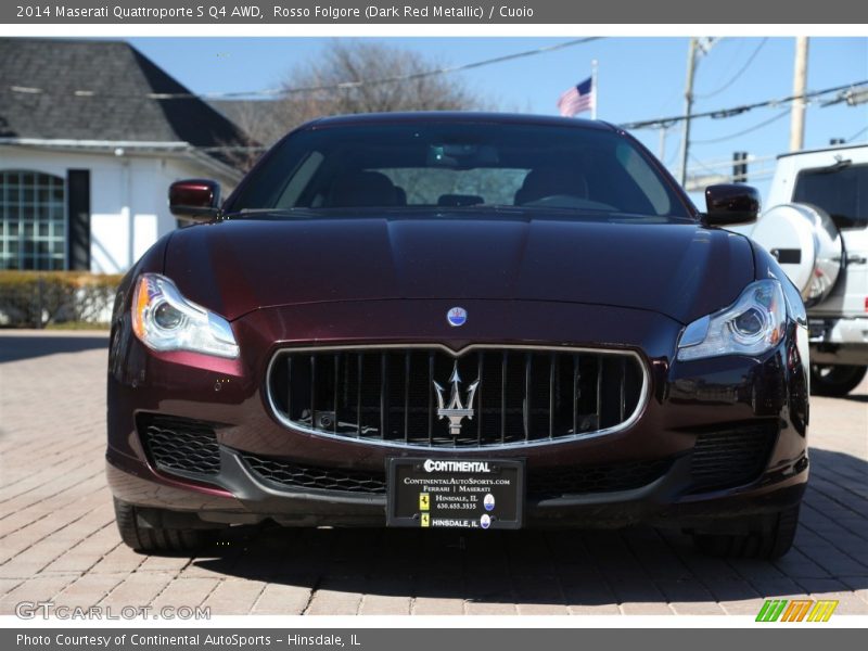 Rosso Folgore (Dark Red Metallic) / Cuoio 2014 Maserati Quattroporte S Q4 AWD