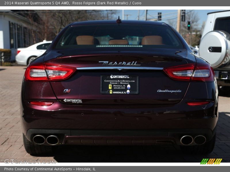 Rosso Folgore (Dark Red Metallic) / Cuoio 2014 Maserati Quattroporte S Q4 AWD