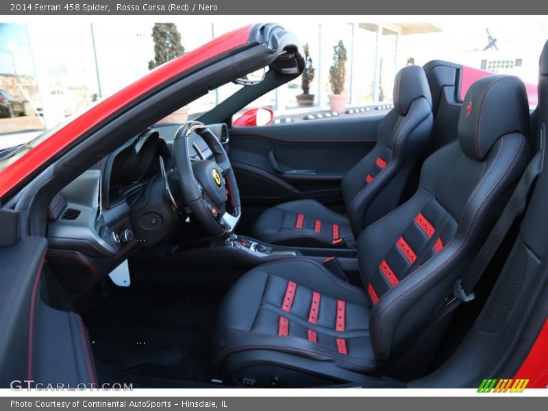 Front Seat of 2014 458 Spider